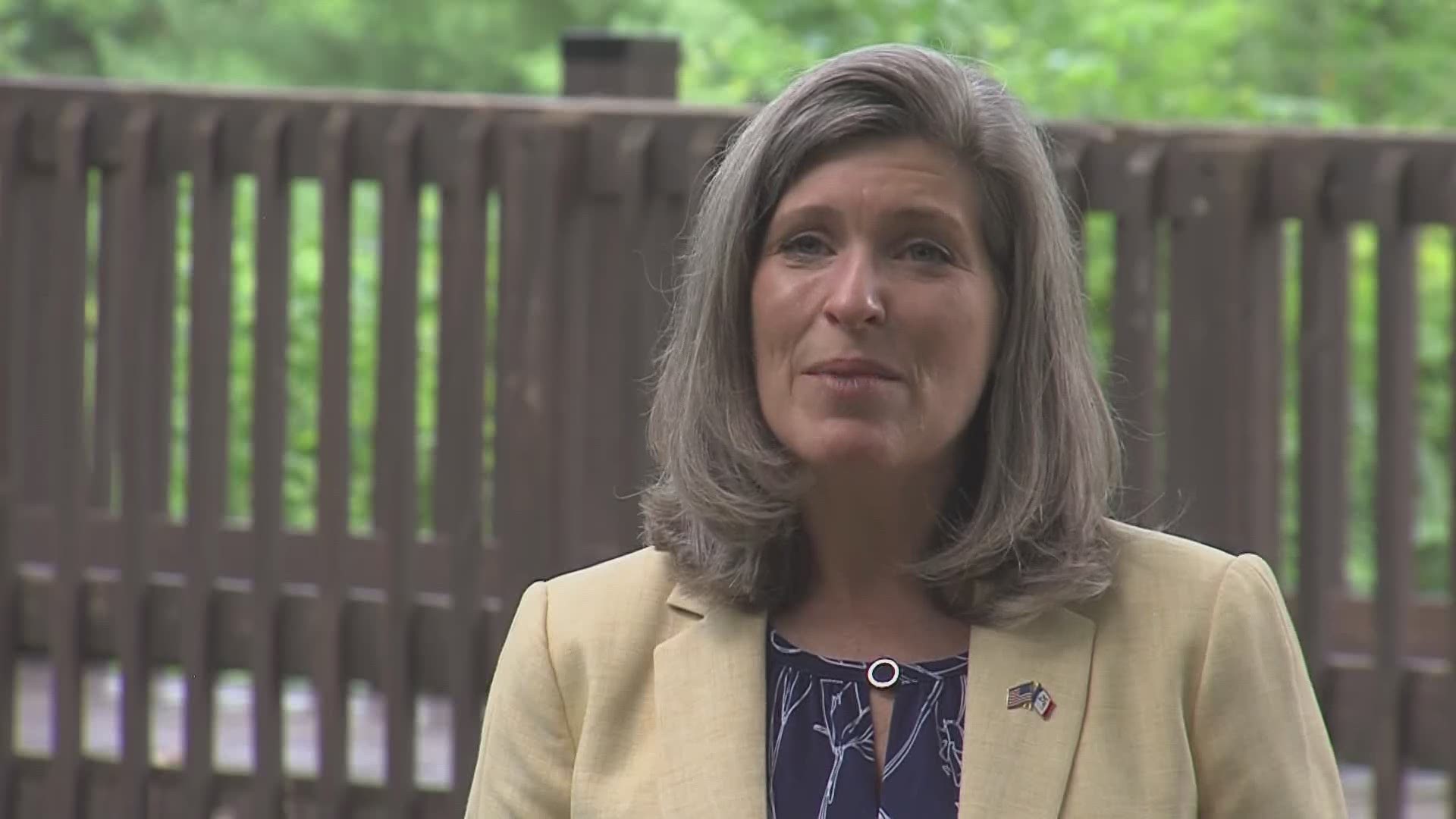 Senator Ernst tells Local 5's Rachel Droze that while the pandemic is causing some issues with trade, negotiations with China are moving forward.