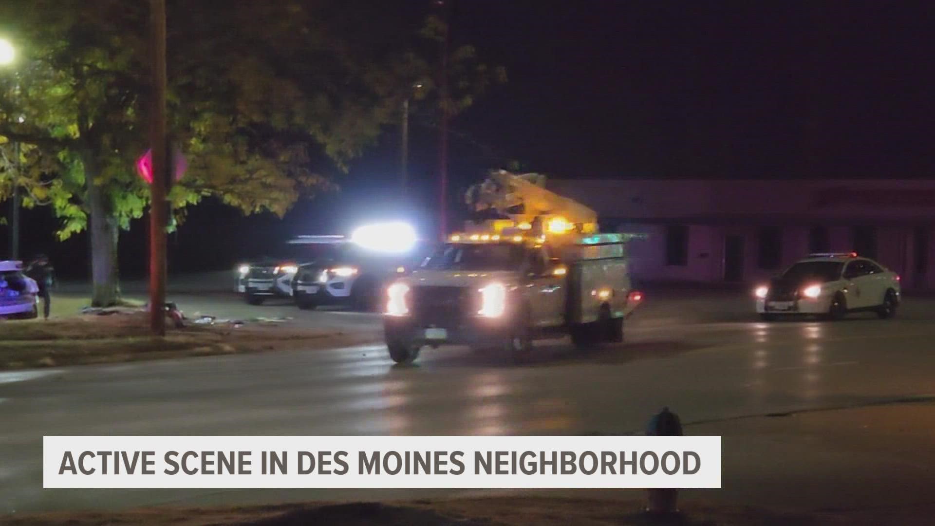 A suspect is in custody, and another person is in the hospital, following an overnight chase that ended in a crash in Des Moines overnight Tuesday.