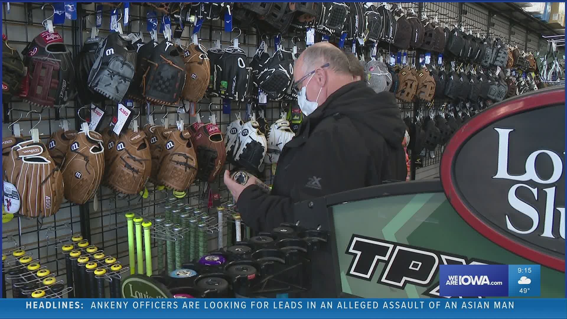 Store manager of Play It Again Sports, Clive, said they can't keep items like golf accessories, inline skates, and kayaks in stock.
