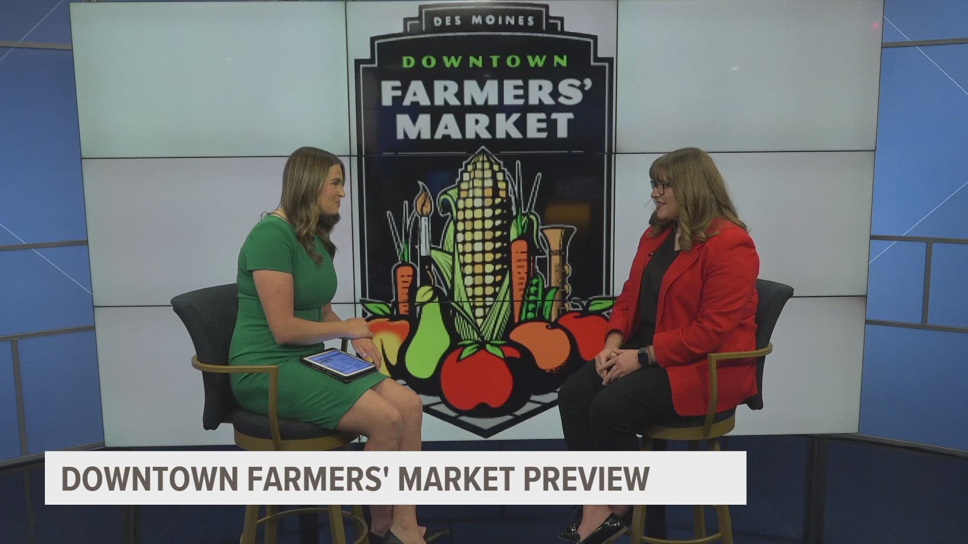The Des Moines Downtown Farmers' Market will take place every Saturday morning, beginning on May 4 and running through Oct. 26.