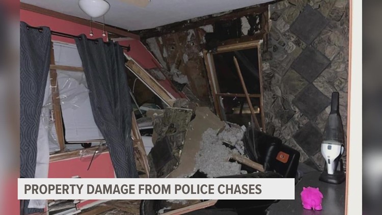 Two homeowners grapple with police response after high-speed chases destroy their homes