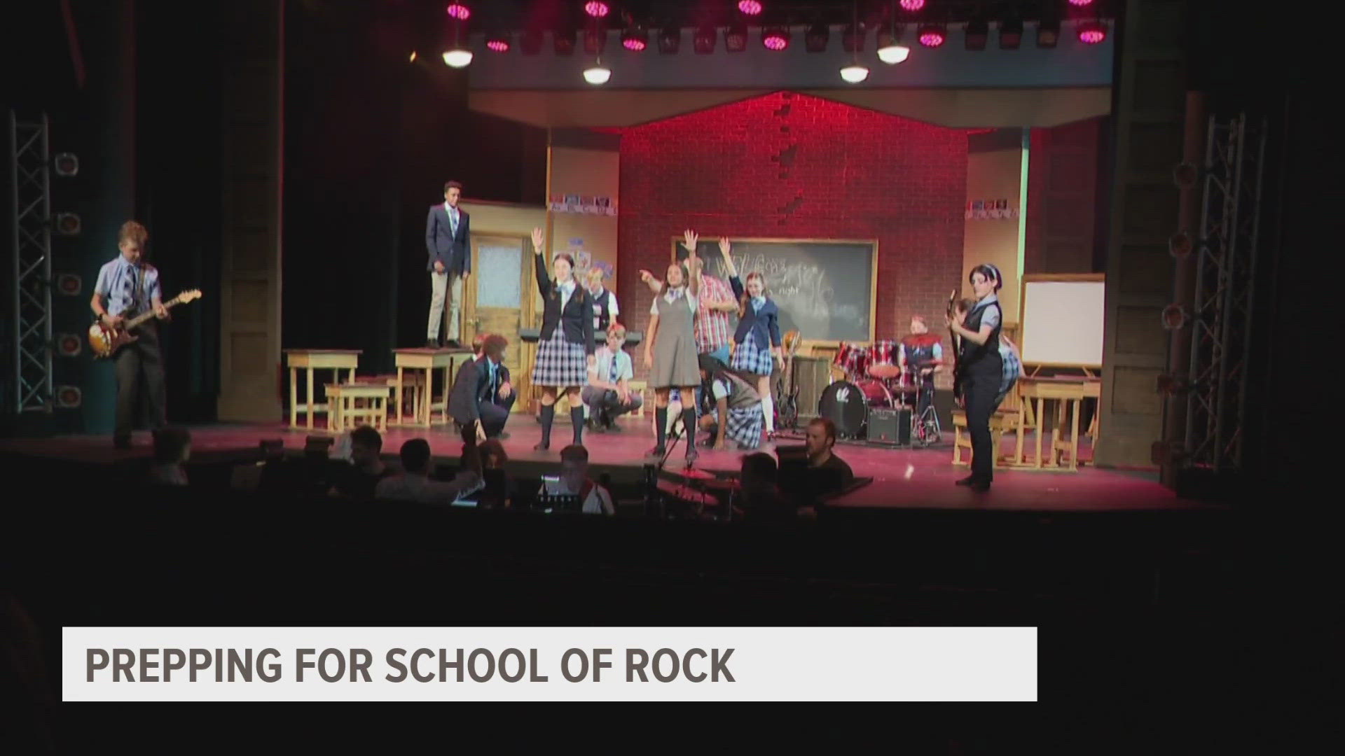 "School of Rock" takes the stage for the next two and a half weeks. It's a cast of all ages coming together, an experience actors and actresses say is unbeatable.