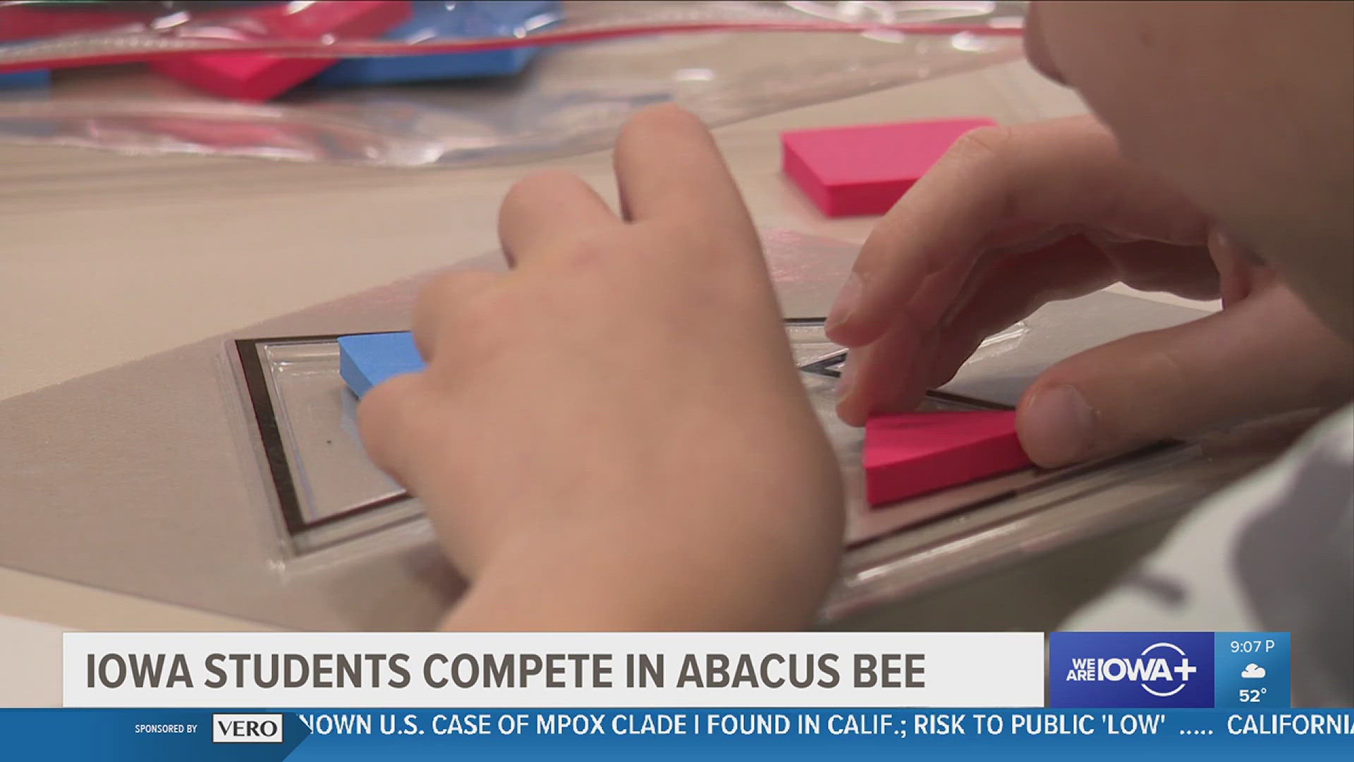 The goal of the bee is to motivate blind and visually impaired students to practice math.