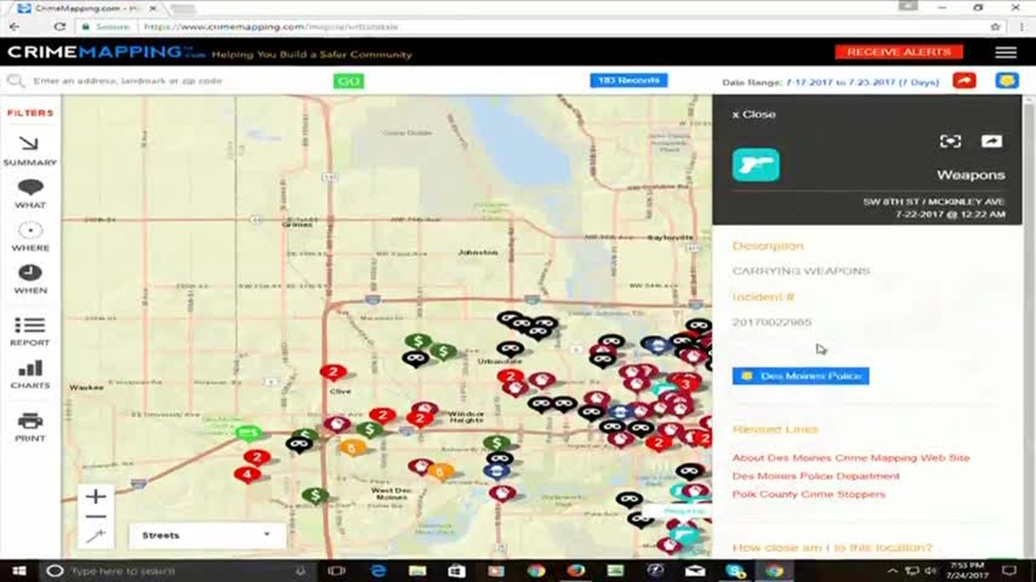 Police String Map Metro police departments unveil new crime-mapping technology ...