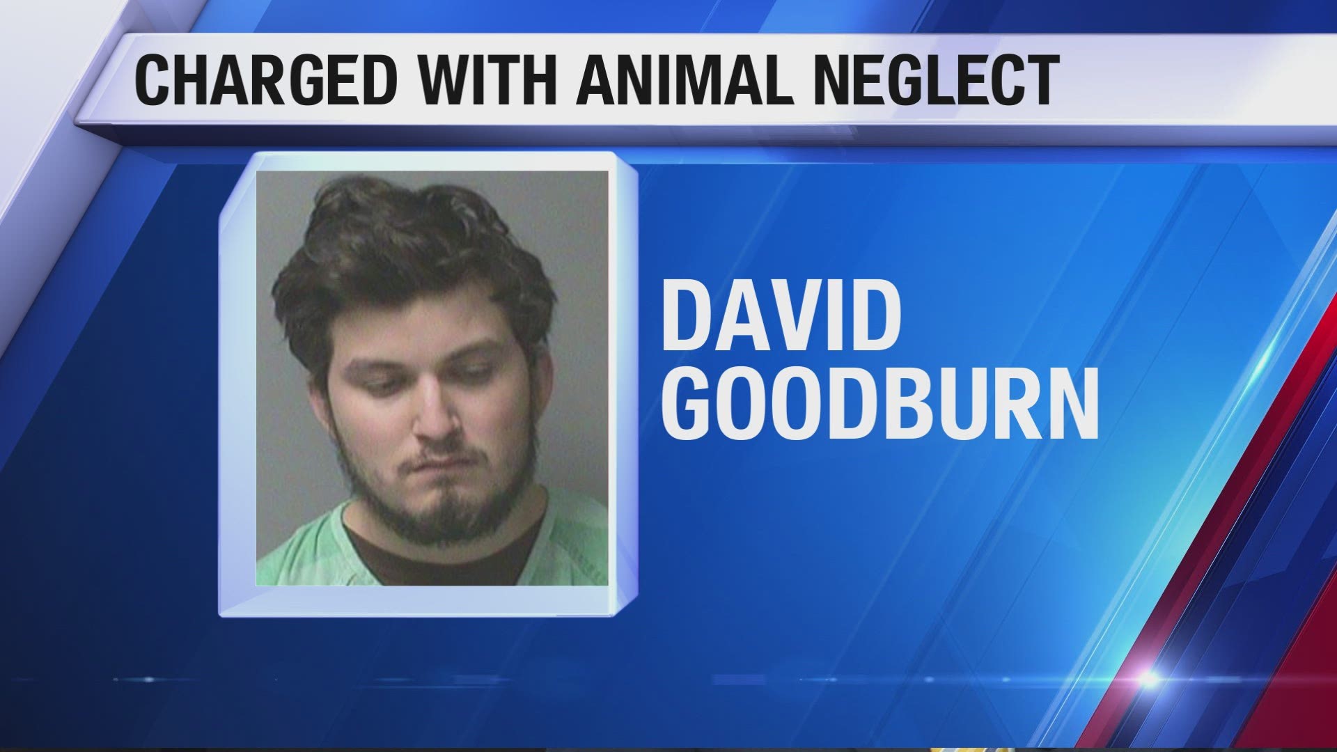 Des Moines police believe the owner, 21-year-old David Goodburn, intentionally left the dogs to die.