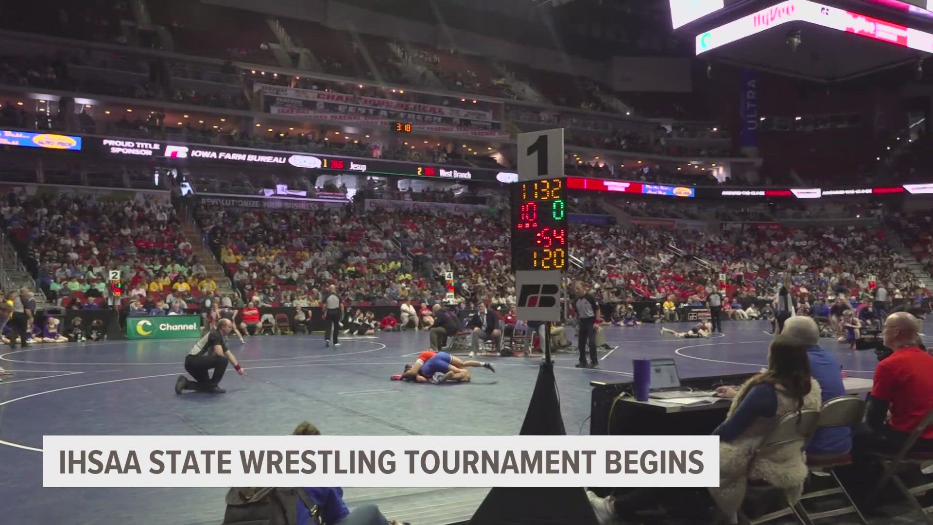 The tournament picks up again Thursday morning, beginning with the 3A quarterfinals.