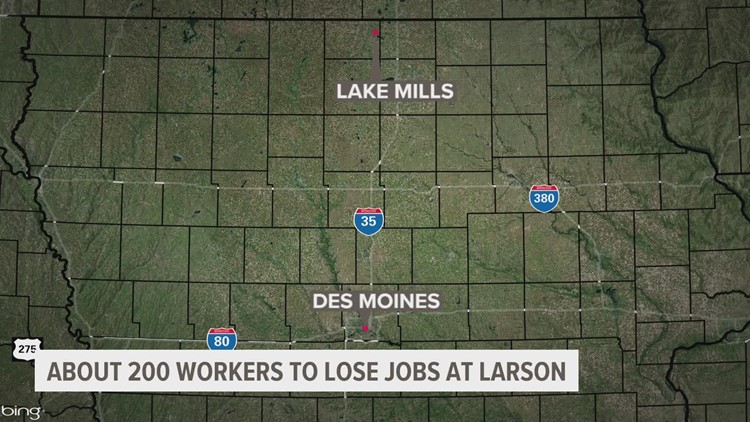 Larson facility in Lake Mills to close, about 200 workers affected