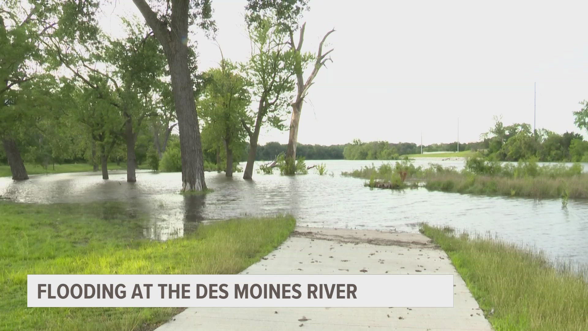 Near the Birdland neighborhood sidewalks are submerged.