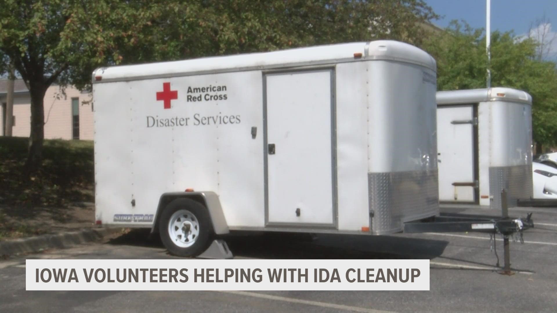 Volunteers from the Nebraska-Iowa Red Cross are helping clean up the aftermath left behind by hurricane Ida in Louisiana and Mississippi.