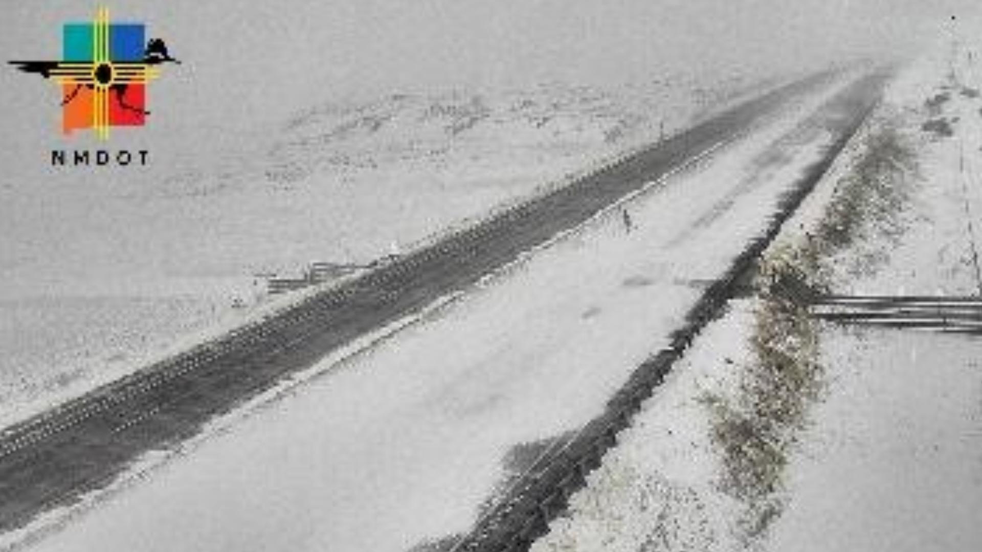 Des Moines, New Mexico's temperatures sit below freezing as the village faces a Blizzard Warning.