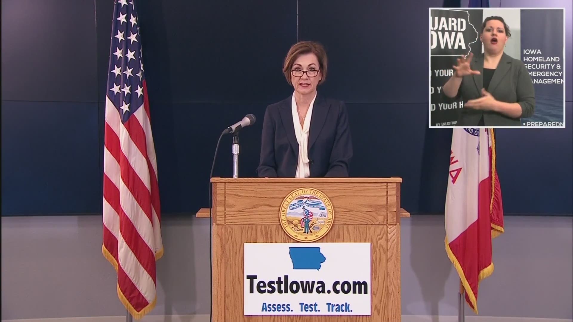 The governor revealed she had been near the vice president staff member that had contracted COVID-19 during her White House visit last week.