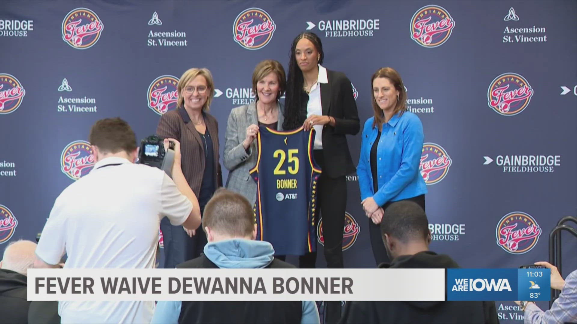 Bonner Sign Indiana Fever waive DeWanna Bonner, sign Aari McDonald | weareiowa.com