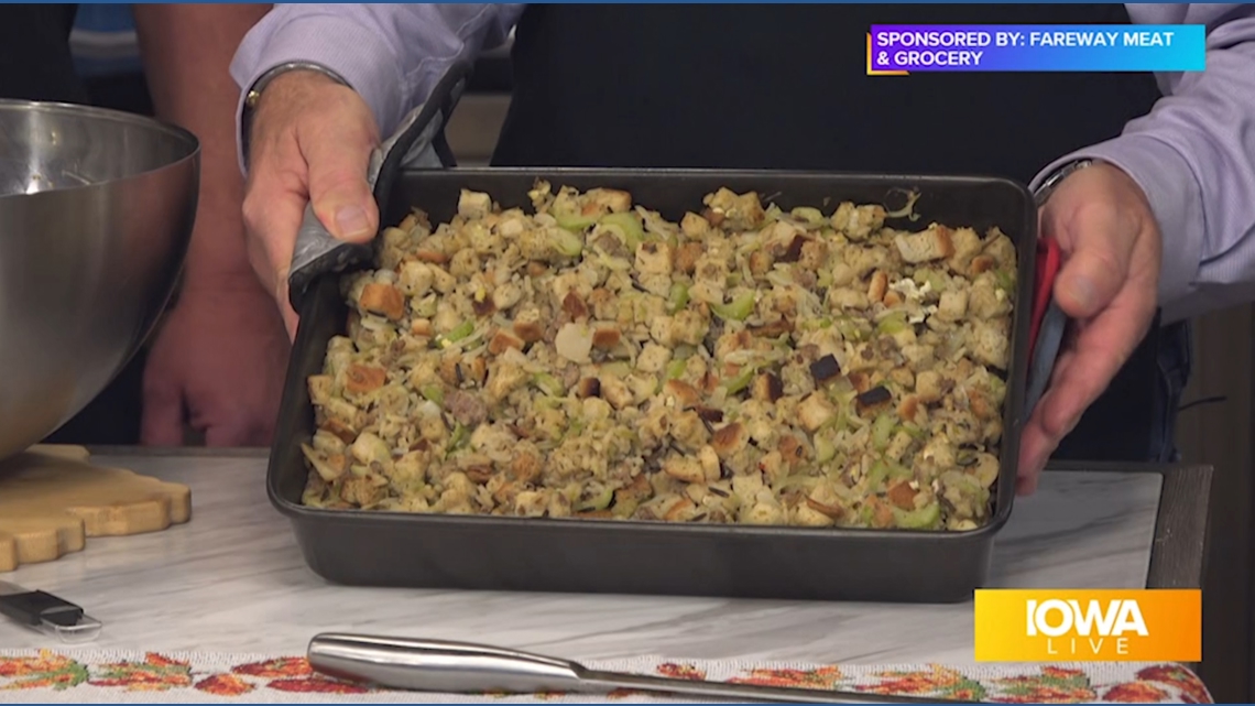 The tradition continues! Here's the recipe for Lou's Mom's Famous Thanksgiving Stuffing