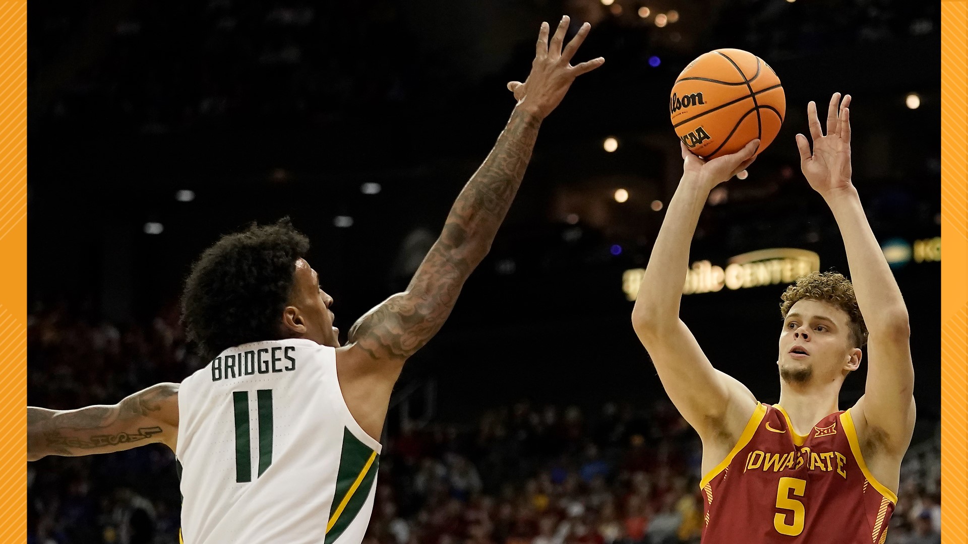 Iowa State advanced to play third-ranked Kansas or West Virginia in the semifinal round on Friday night.