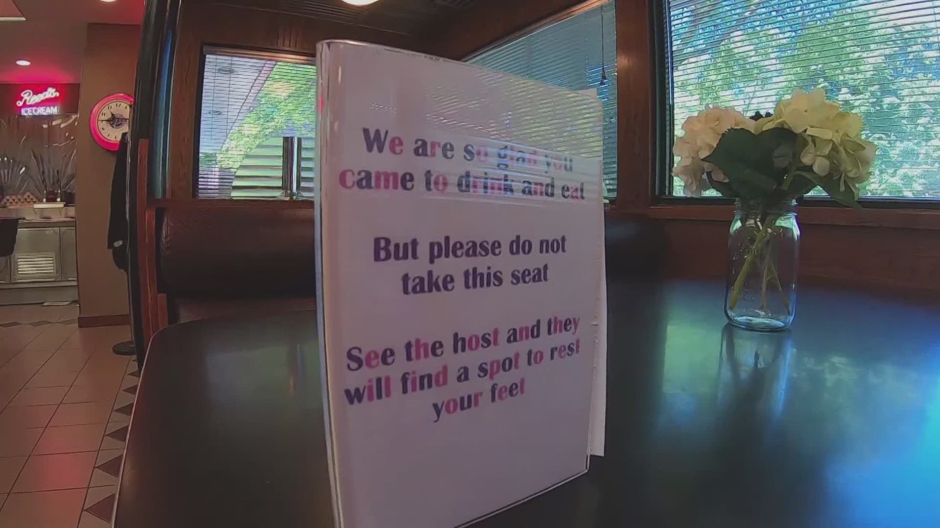 Staff hopes to fully open all their seats and serve every customer once Gov. Reynolds lifts social distancing requirements.