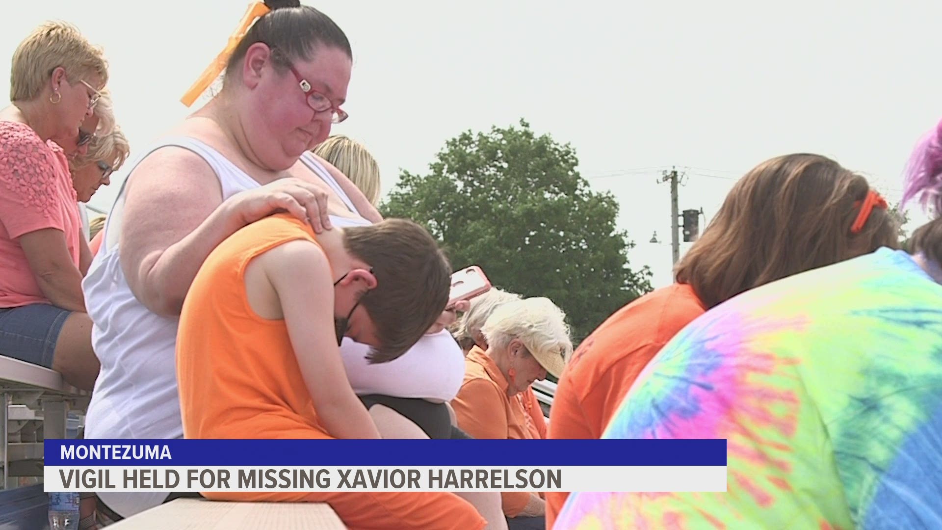 More than 75 community members came to support Xavior's family and the Montezuma community Sunday.