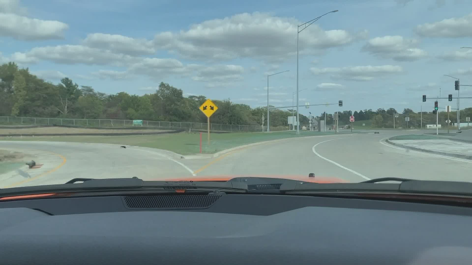 The intersection called the 'Diverging Diamond' will allow for a safer entrance on northbound I-35 without crossing into oncoming traffic.