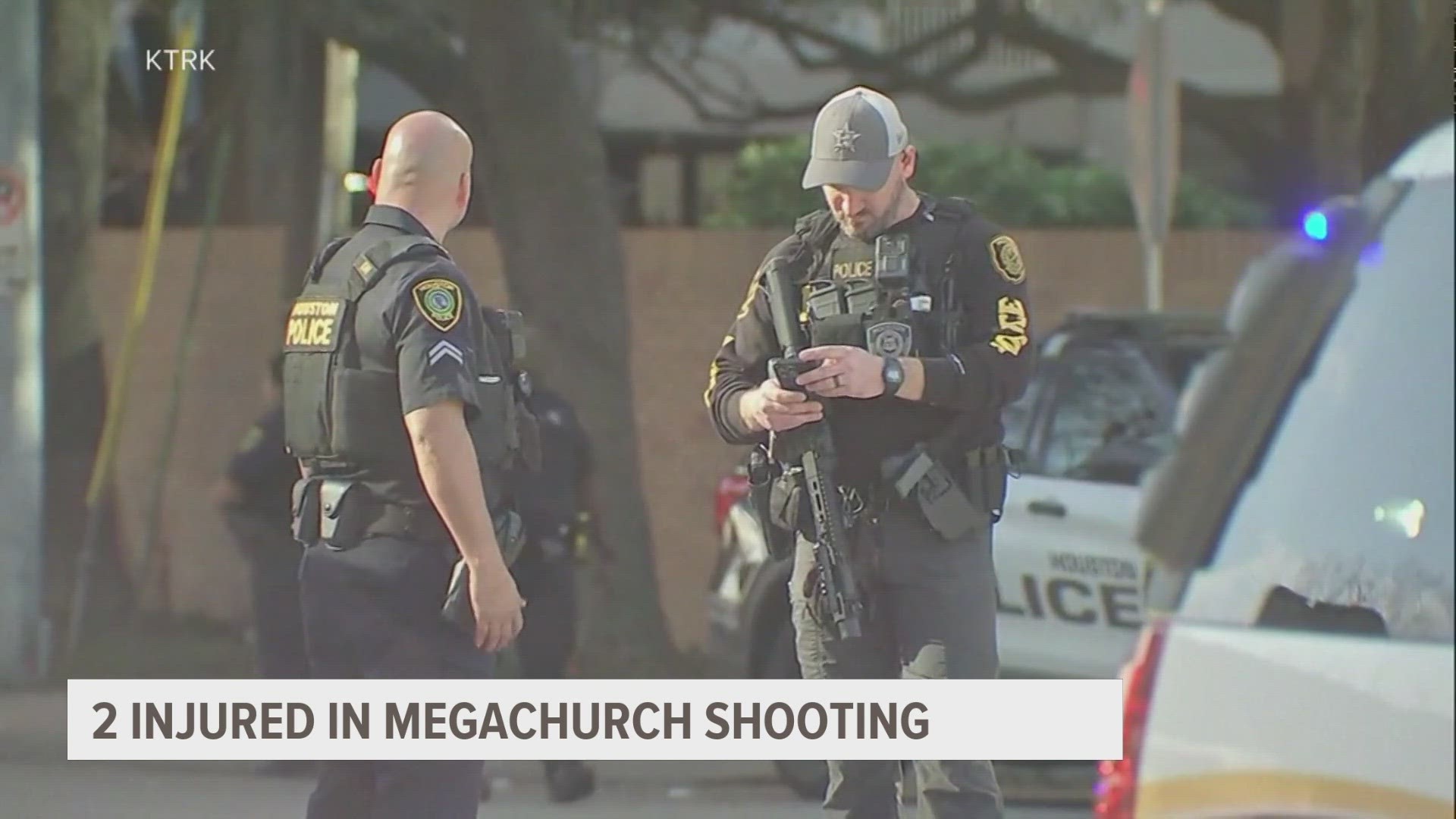 The shooting happened between services at the Houston megachurch that is regularly attended by 45,000 people every week.