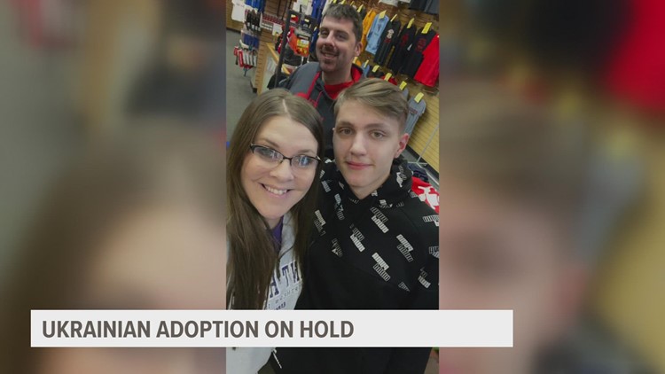 Iowa family in the process of adopting Ukrainian boy struggles with uncertainty