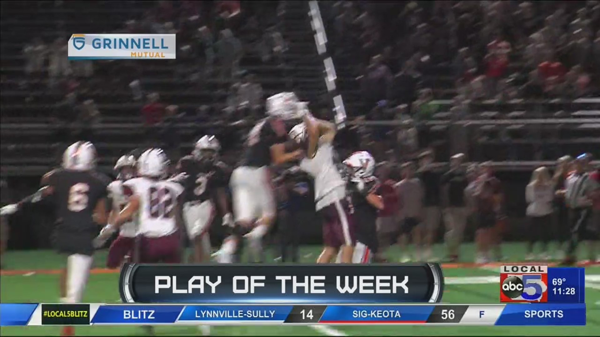Grinnell Mutual Play of the Week- Week 2