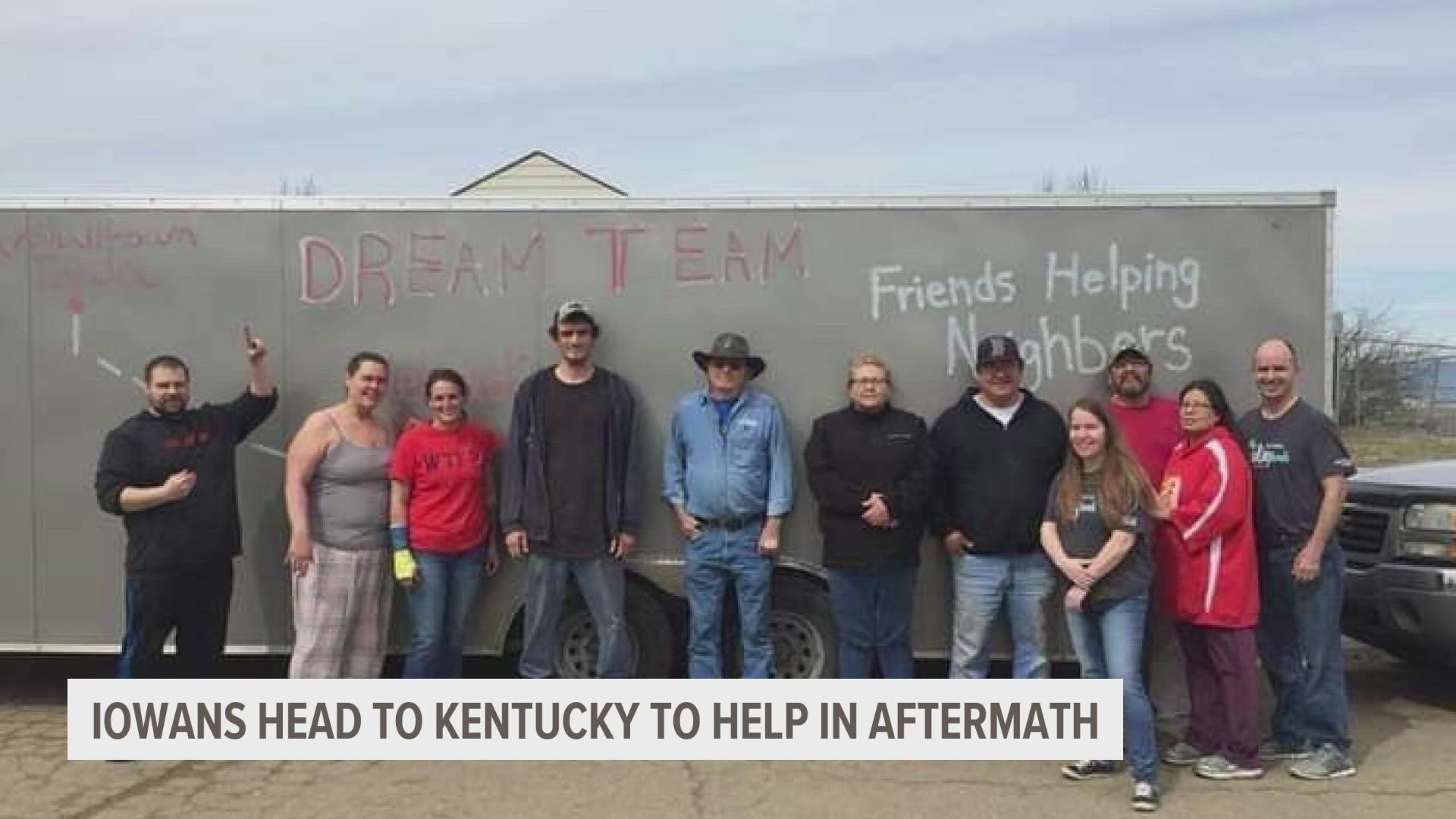 Iowans in Marshalltown are coming together to offer the kind of help they received not too long ago.