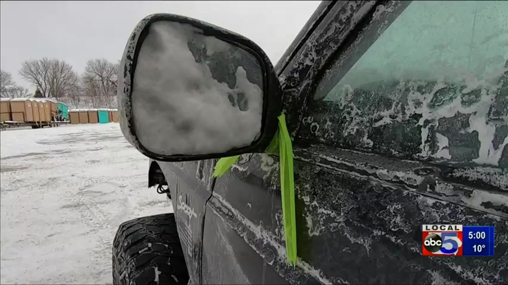 Thieves break into several cars left on the roads after winter storm