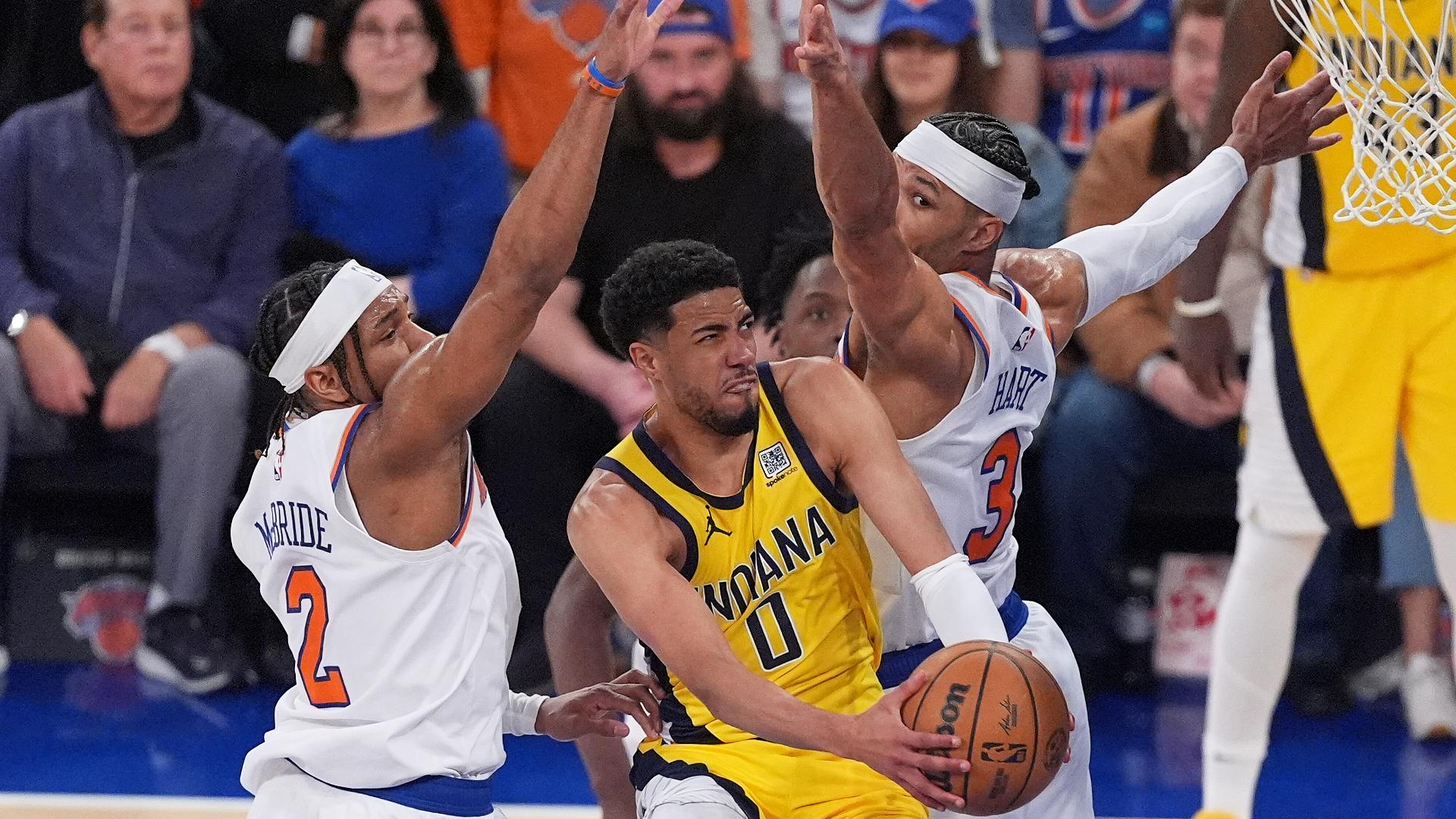 Team officials confirmed Monday that Haliburton tore his right Achilles tendon in Game 7 of the NBA Finals.