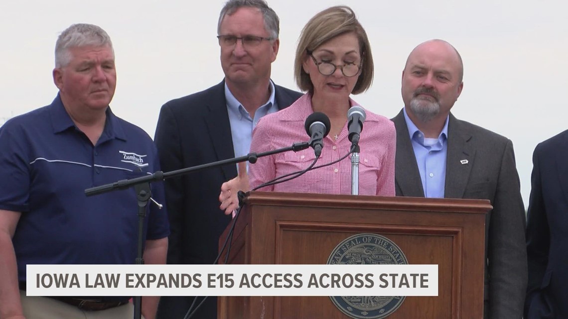 Iowa law expands E15 access across the state