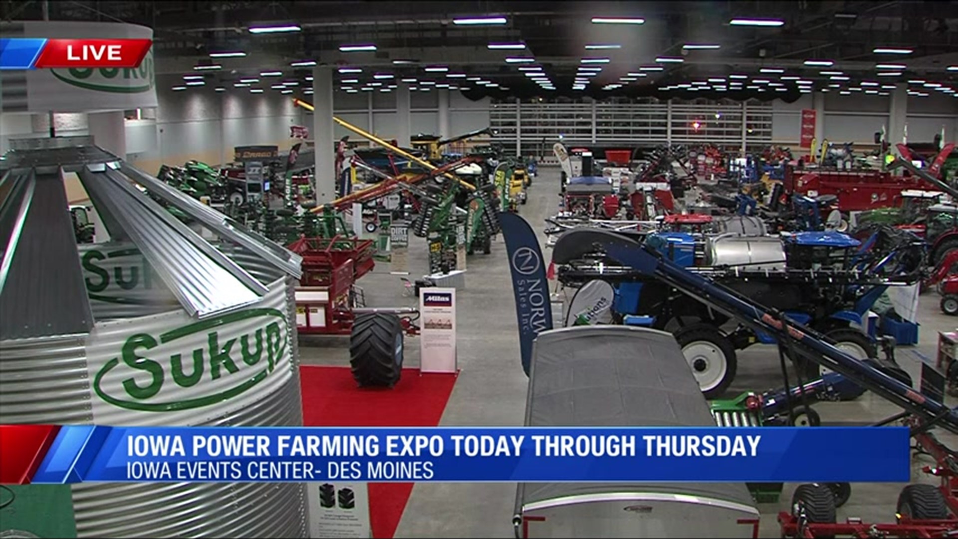 Starting Tuesday, you can check out the latest in farm equipment, electronics, and precision agriculture as the Iowa Power Farming Show returns to the Iowa Event Center.