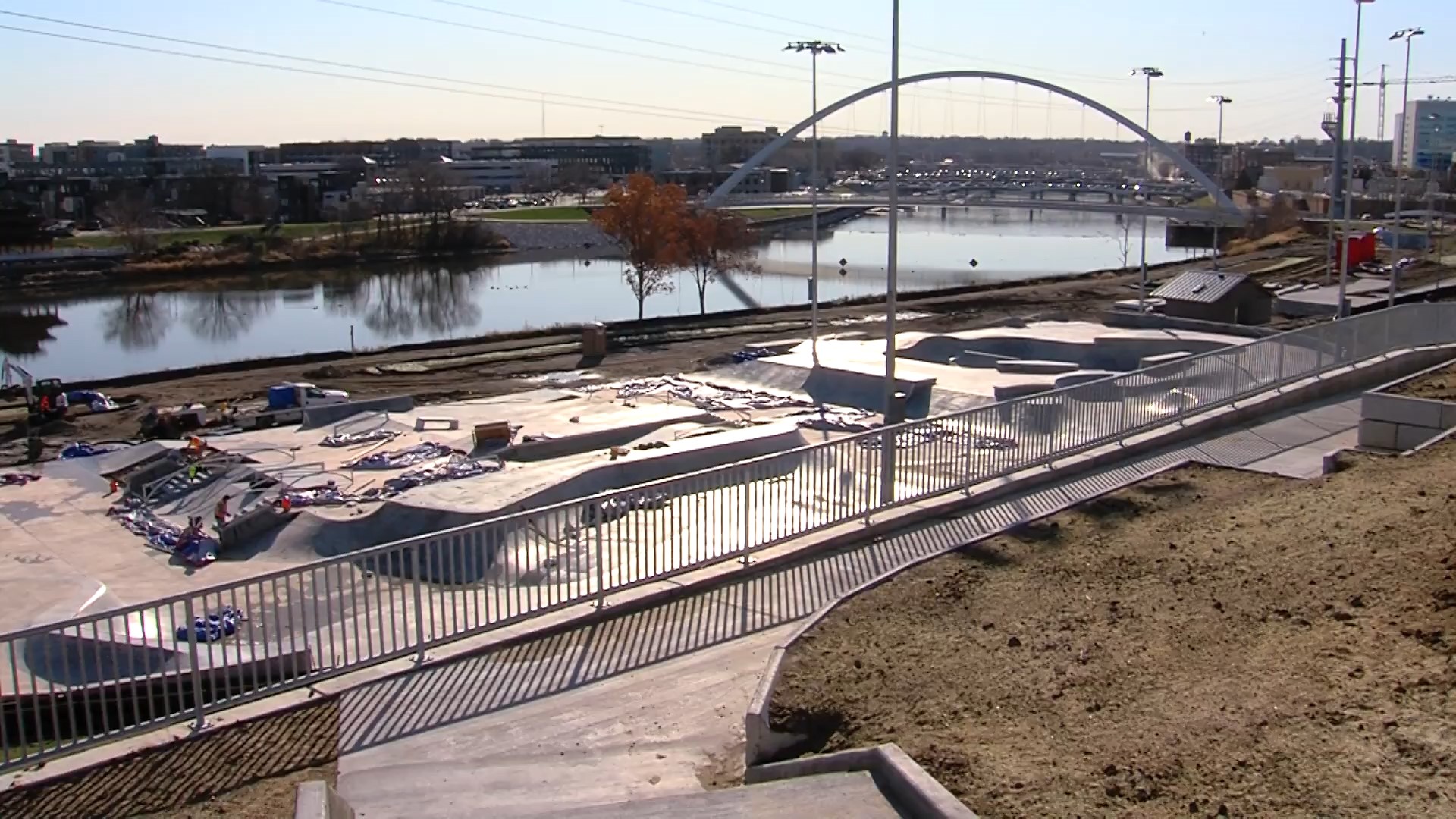 Lauridsen Skatepark is just a few months away from its grand opening and it's getting some attention from skateboarding's biggest pro circuits.