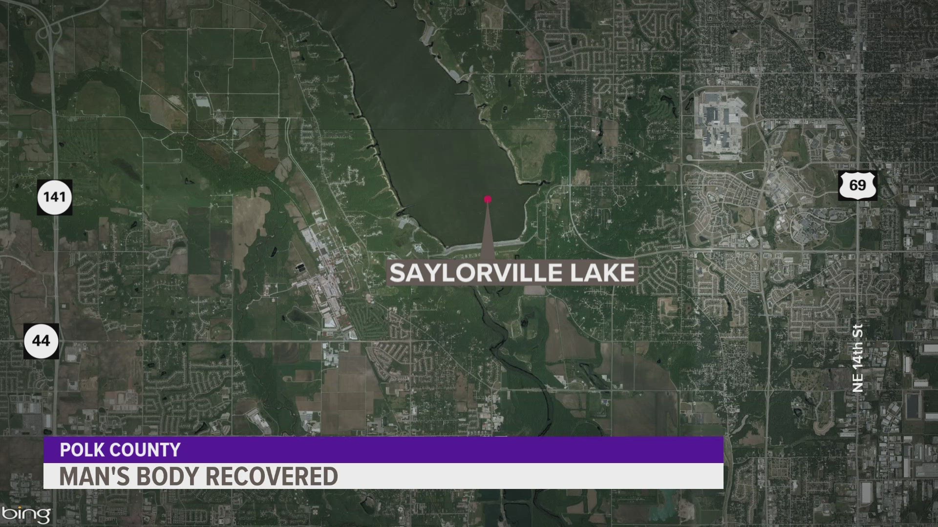 Polk County Sheriff locates missing man in Saylorville Lake