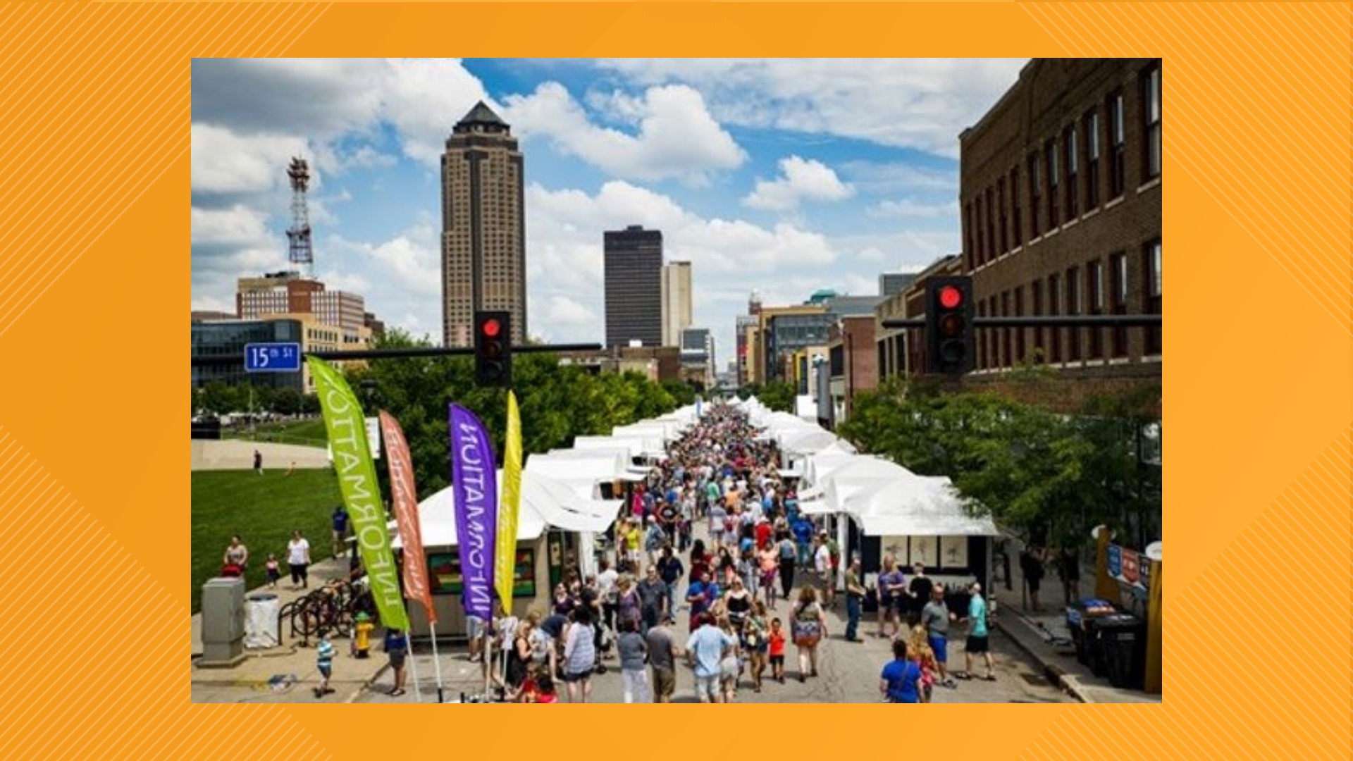 Des Moines Arts Festival 2022 25h anniversary, Western Gateway