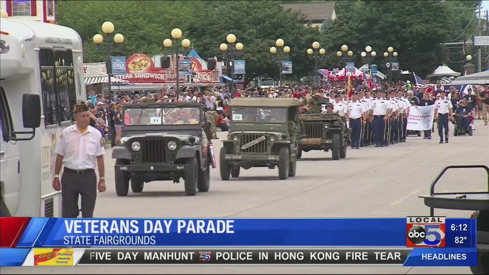 Honoring veterans at Iowa State Fair