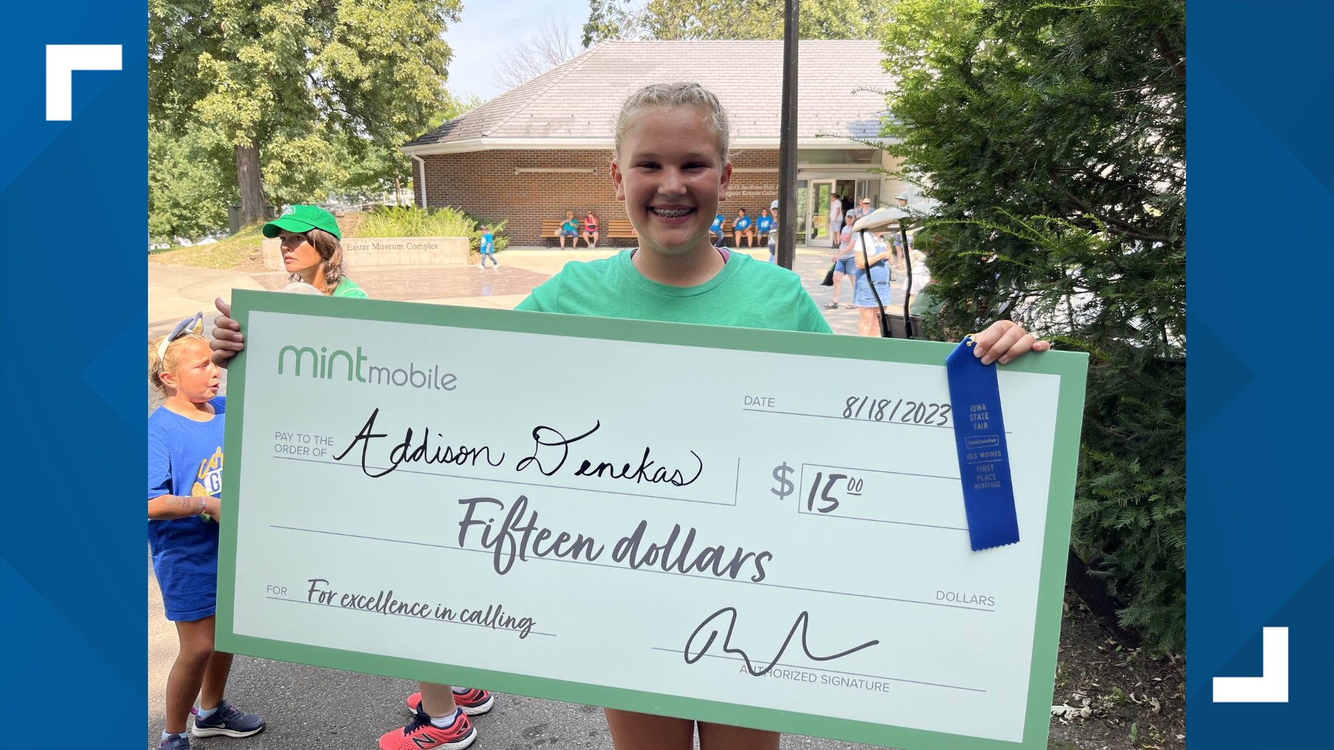 Lots of competitions go on every day at the Iowa State Fair. And on Friday, both adults and kids participated in one that will have you squealing with laughter.