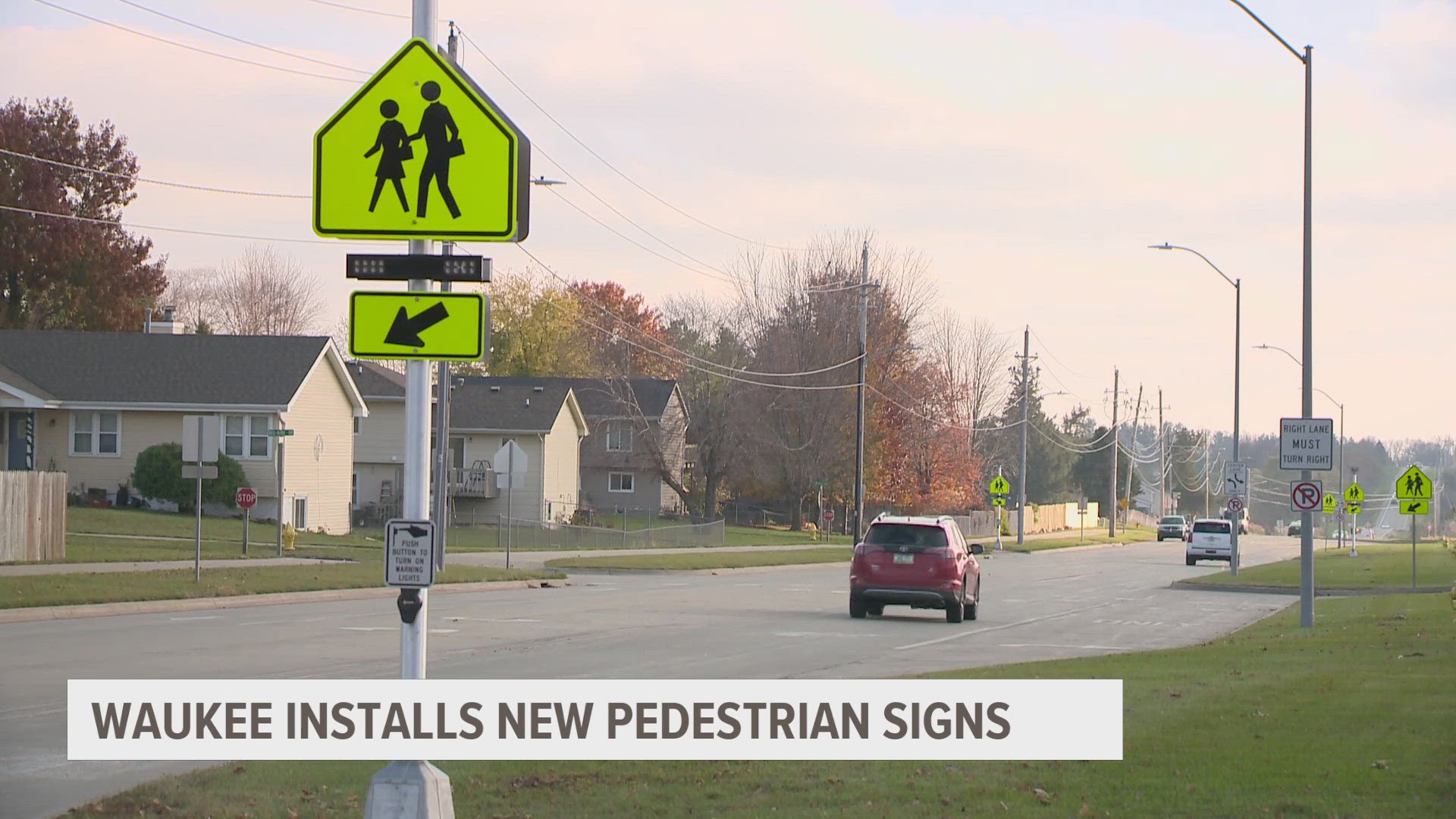 The new signs are located at the intersection of 6th Street and Northview Drive.