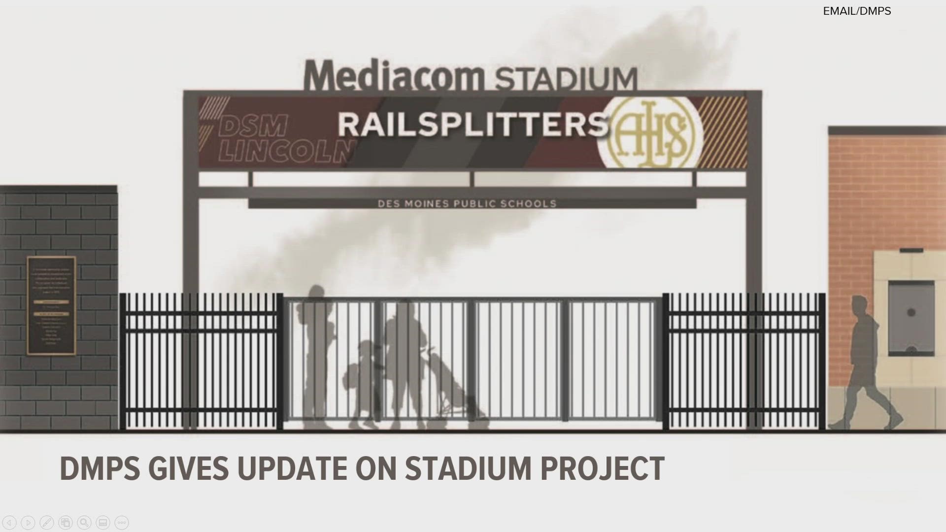 The Des Moines School Board revealed the 4,000-seat arena will be called the Mediacom Stadium. The project will cost upwards of $20 million.