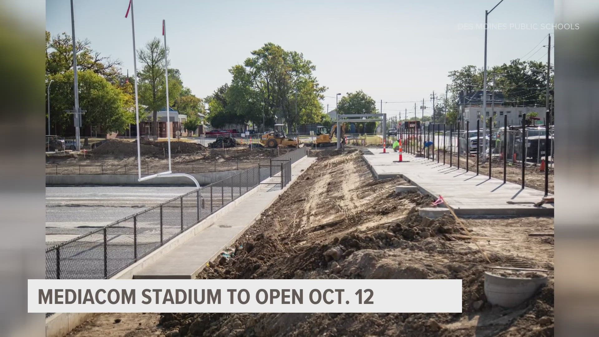 The 4,000-seat stadium will host sporting events for DMPS middle and high school teams, and provide a home venue for Drake men's and women's soccer games.