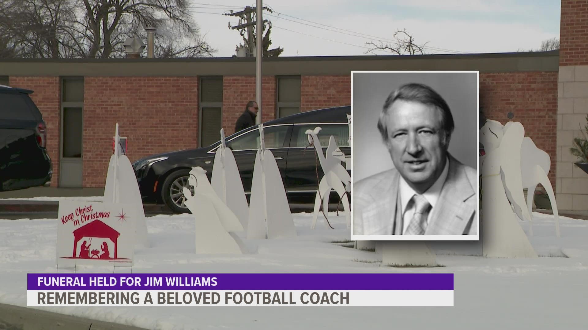 The former Dowling Catholic football coach's career spans decades. A scholarship is being arranged in his name by the West Des Moines school.