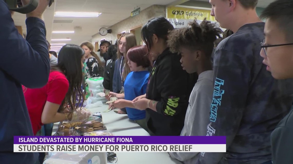 'Donut Forget About Puerto Rico': Des Moines students raise money for disaster relief