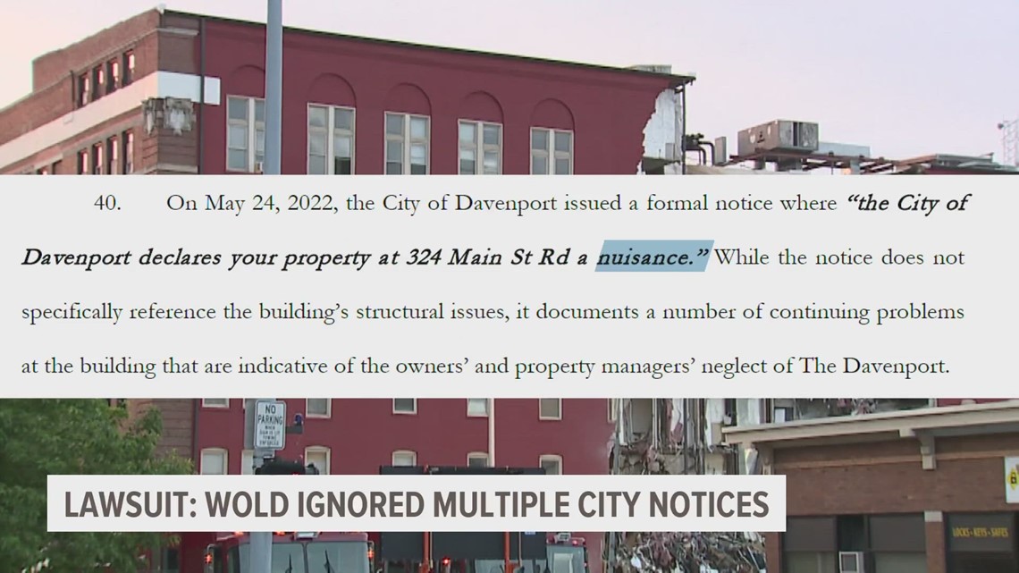 Davenport couple seeks unspecified damages in lawsuit