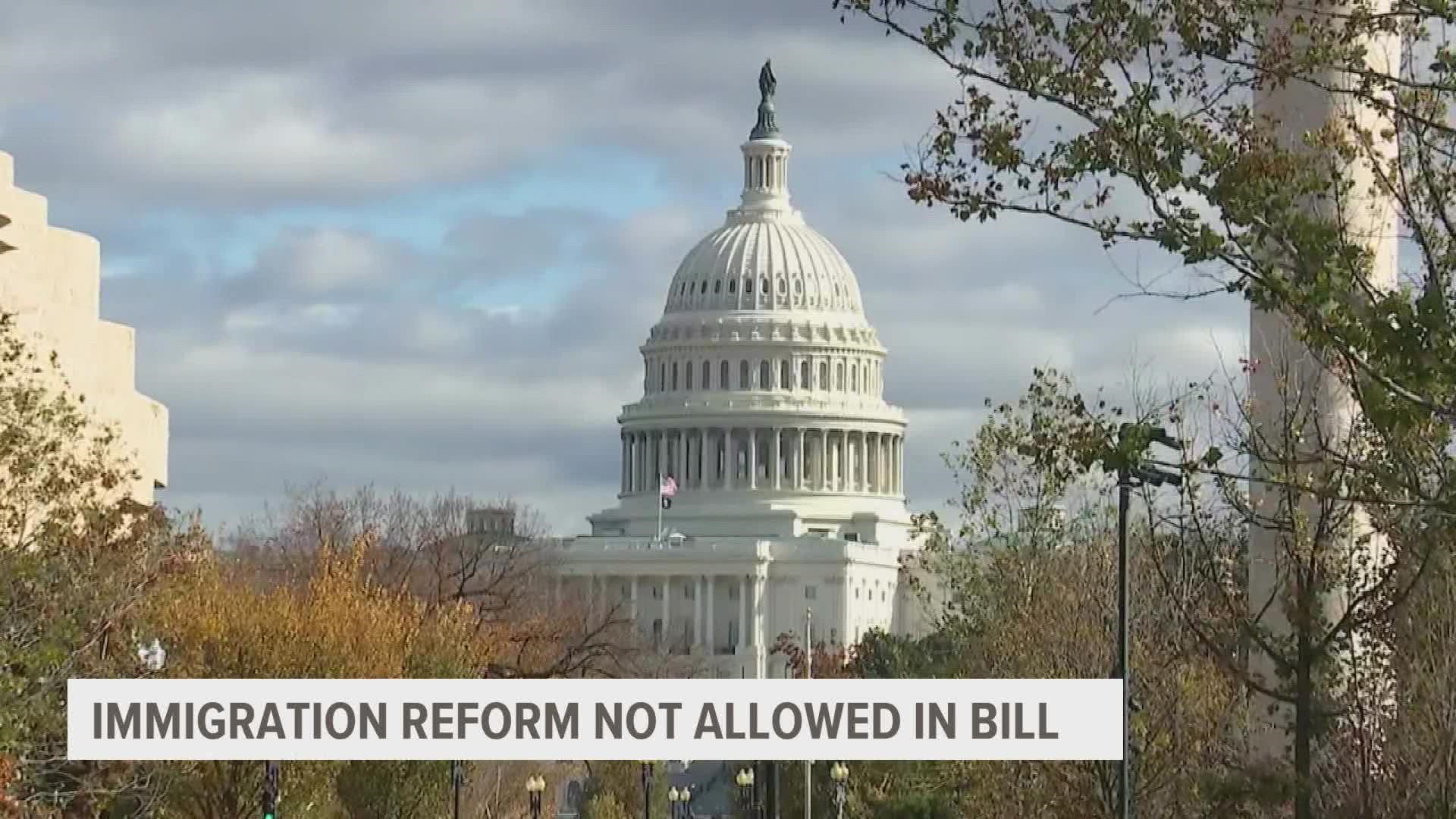 West Virginia Senator Joe Manchin is the sole Democratic holdout in the upper house, but has been unyielding to the President.