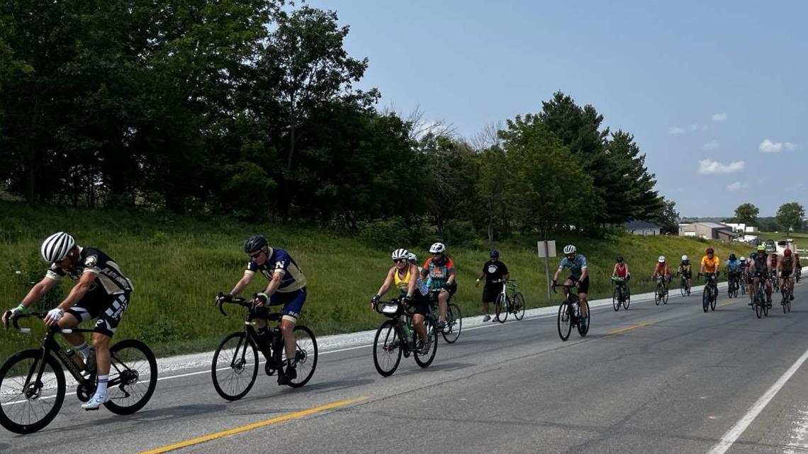 RAGBRAI Day 3: Bikers stop in Greenfield after tornado | weareiowa.com