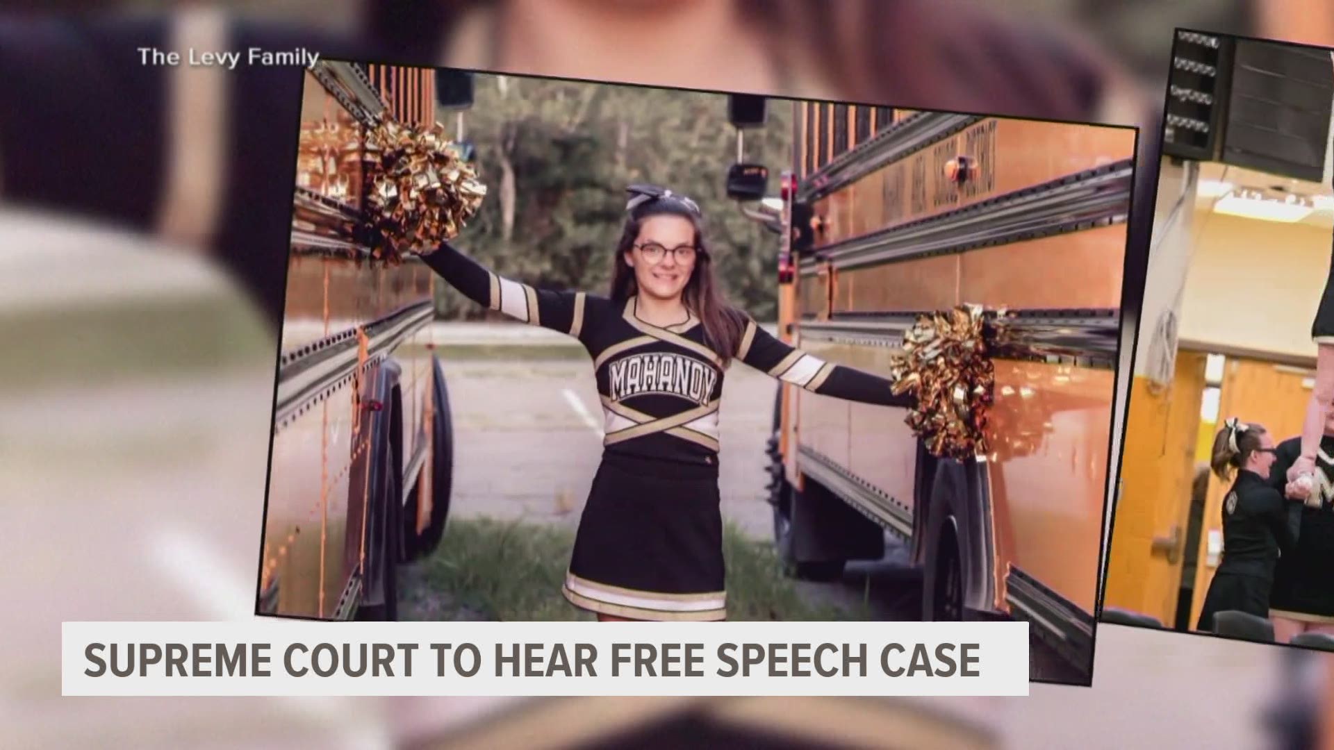 Fourteen-year-old Brandi Levy was suspended from cheerleading over a profanity-laced posting on Snapchat.