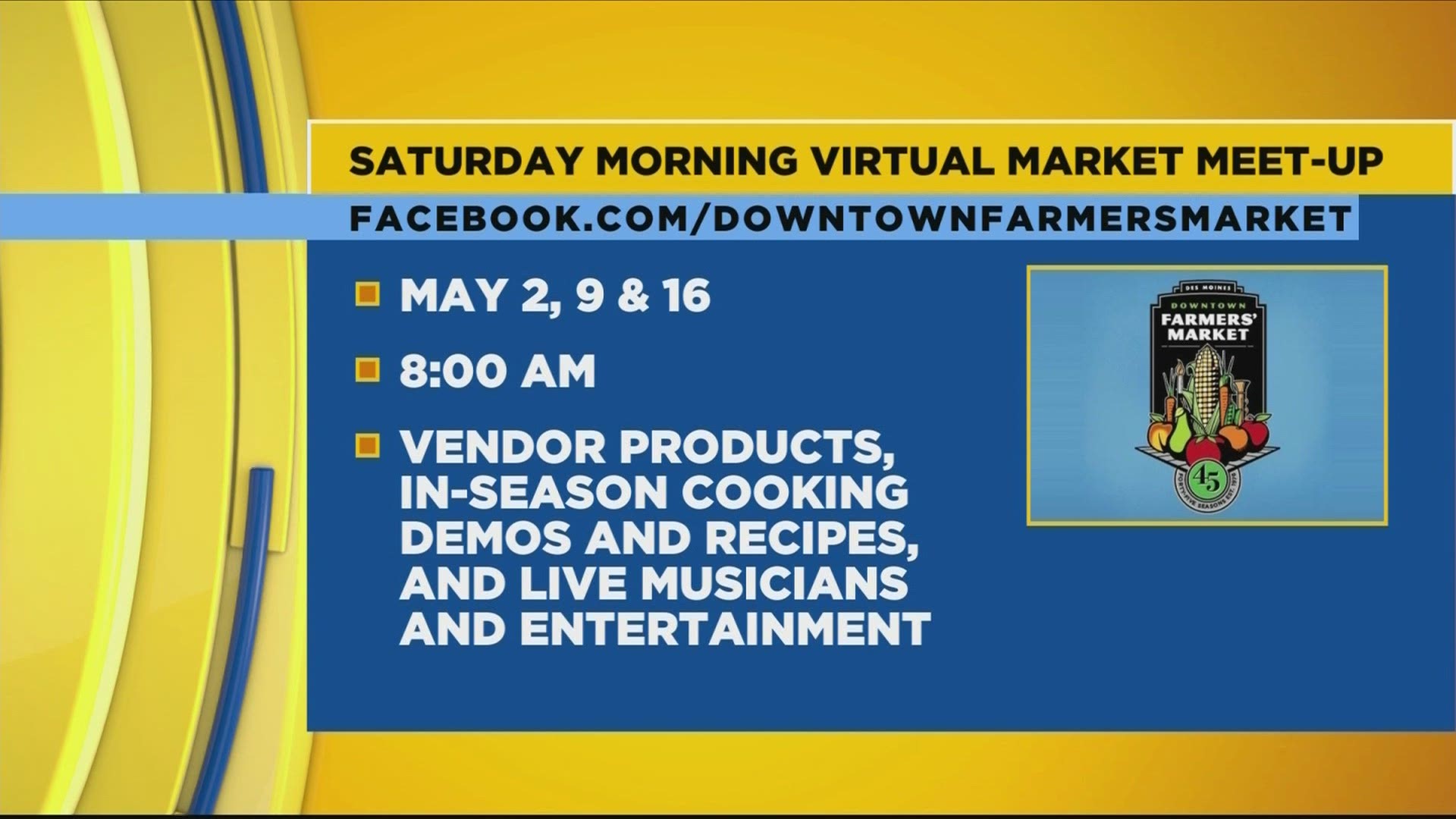 Learn what the future looks like for the Des Moines Downtown Farmers' Market