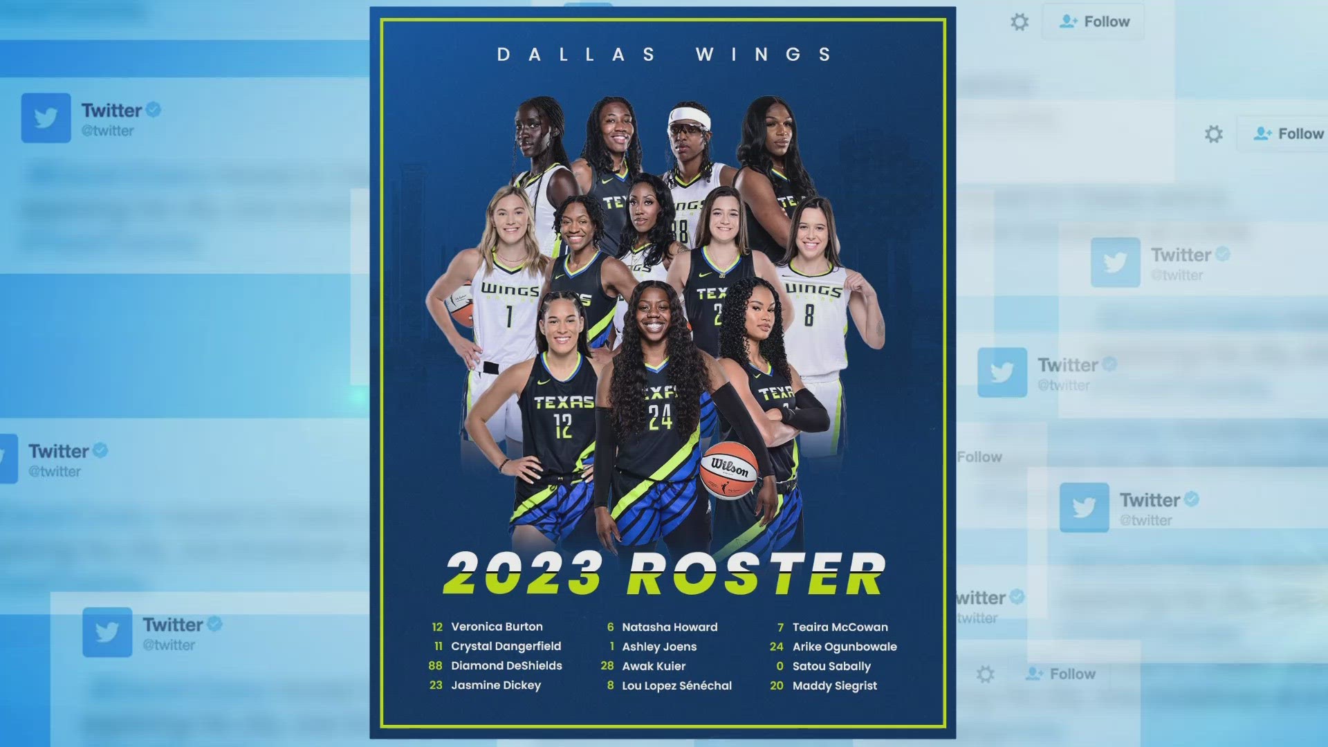 Joens was picked No. 19 overall in the 2023 WNBA Draft.