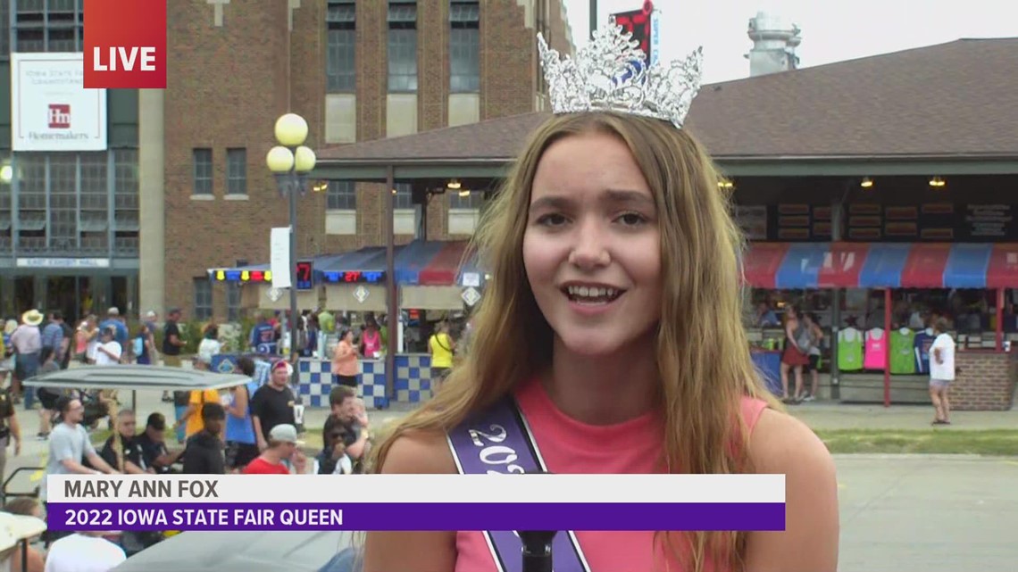 Meet the 2022 Iowa State Fair Queen, Mary Ann Fox