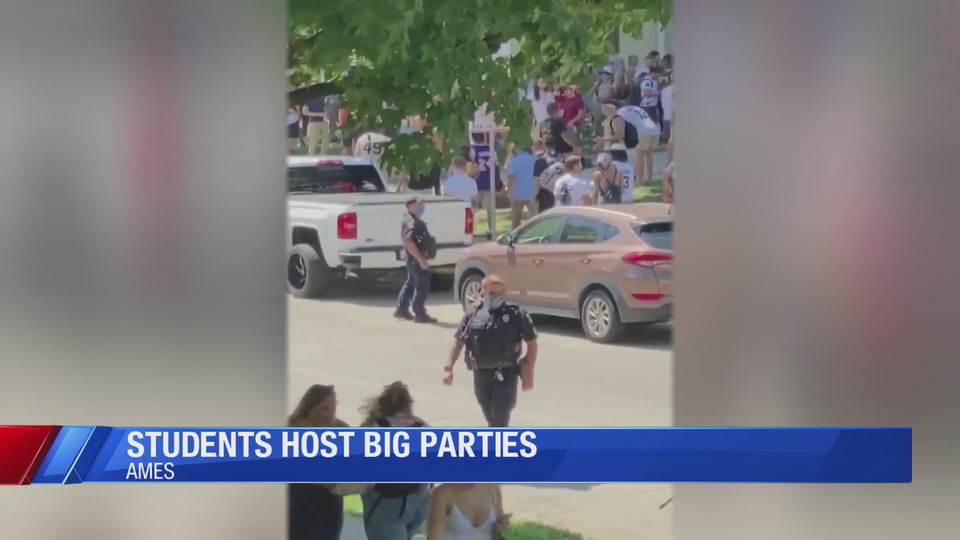 The weekend before classes start at Iowa State University is usually the same every year. This time, police are educating students that aren't socially distancing.