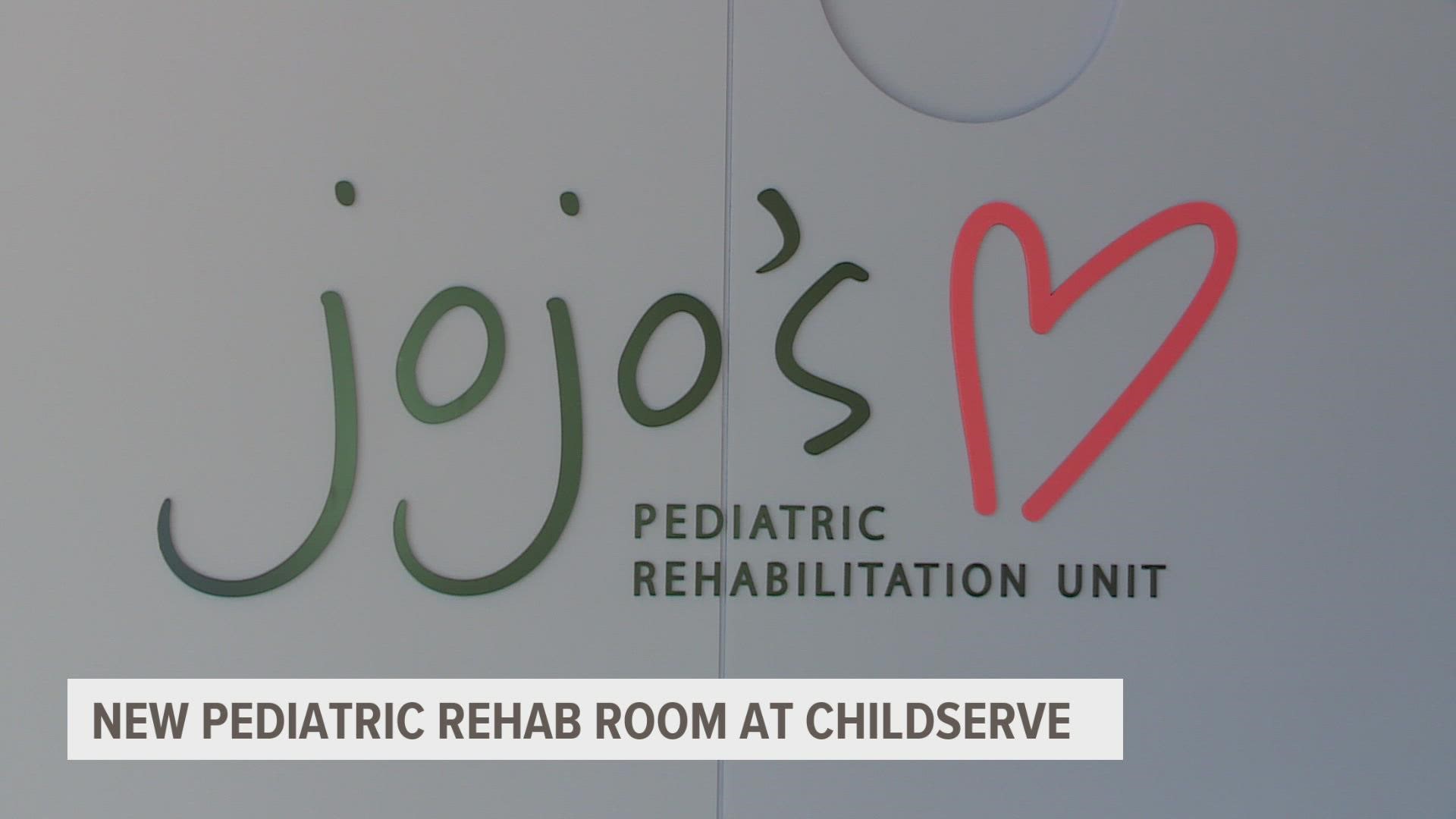 JoJo's Pediatric Rehabilitation Unit is designed to adapt treatments and environments to meet a child's individual needs and age.