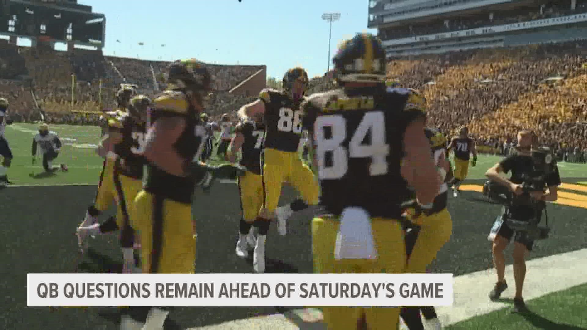 It's been almost a month since Iowa has scored an offensive touchdown.