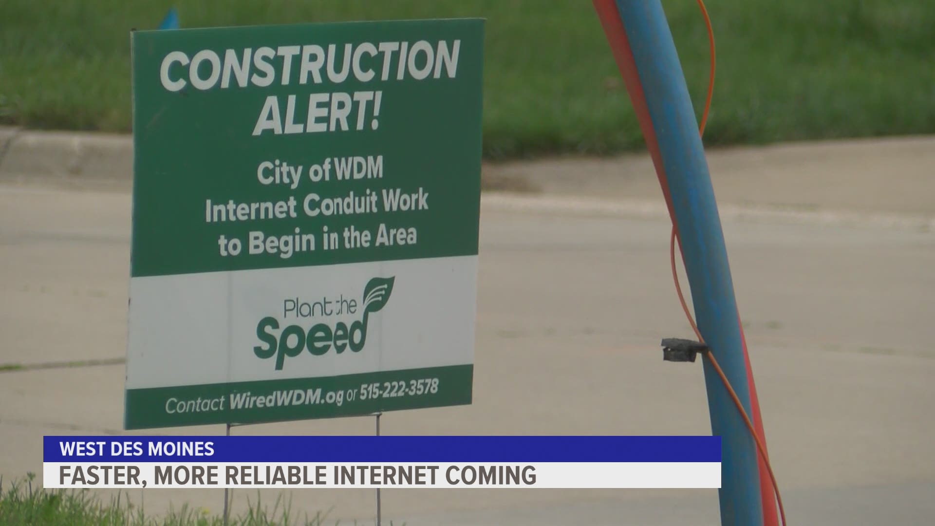 The city is building infrastructure that'll house Google Fiber, which will be available to all parts of West Des Moines.